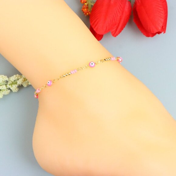Handmade Anklet – A Stylish Choice for Women, Thoughtful Gift Idea, EVCH1868 - Picture 3 of 10